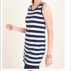 NWT CHICO’S Zenergy Stripe Blocked Tunic Top